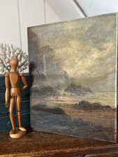 Antique Oil On Canvas Art