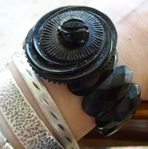 Antique victorian whitby jet - antique,