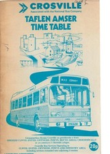 CROSVILLE BUS TIMETABLE BOOK