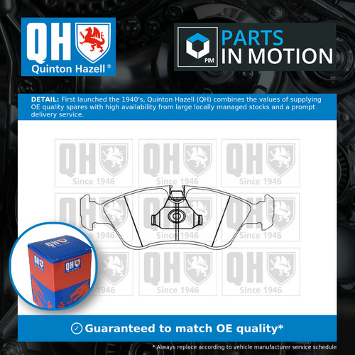 Brake pads set - pads, fits