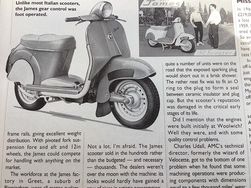 James scooter motorcycle - james,