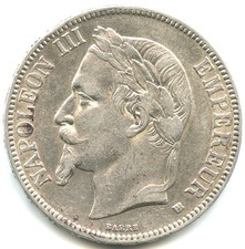 5 Francs Silver Napoleon III