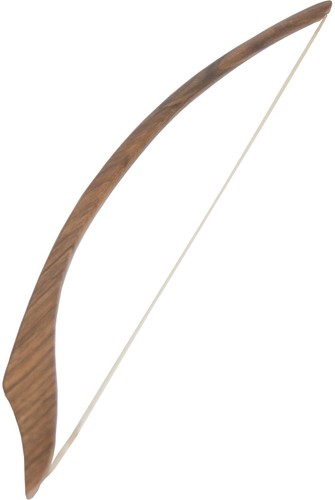 Solid walnut psaltery bow with - solid,