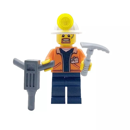 Genuine lego miner gift - genuine,