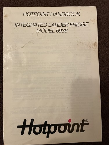 Hotpoint larder fridge model - hotpoint,