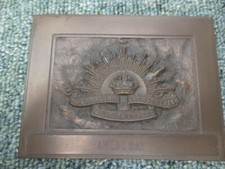 ANZAC DAY/  BRONZE RESIN