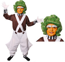 KIDS FACTORY WORKER COSTUME AND WIG WORLD BOOK DAY FANCY DRESS OUTFIT BOYS GIRLS