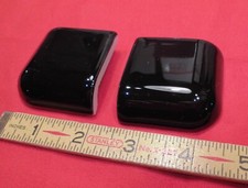 2 pcs. *Glossy Black* 2" X 2"