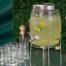 Barrel beverage dispenser with - barrel,