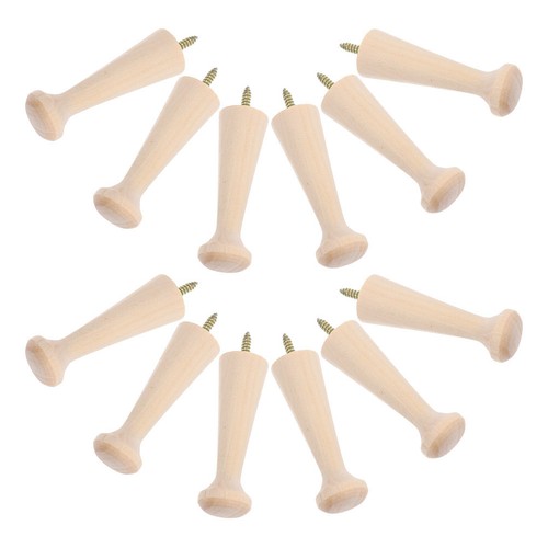 Pcs wood shaker rack hooks - wood,