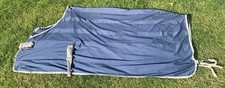 Blue 5’0’ amigo scrim cooler/sweat rug  horse travel bath  after exercise 