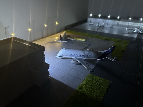 400 model airport - model, building