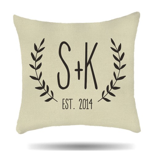 Personalised linen cushion - personalised,