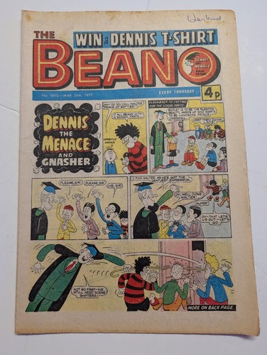 Beano comic 1810 - comic, march