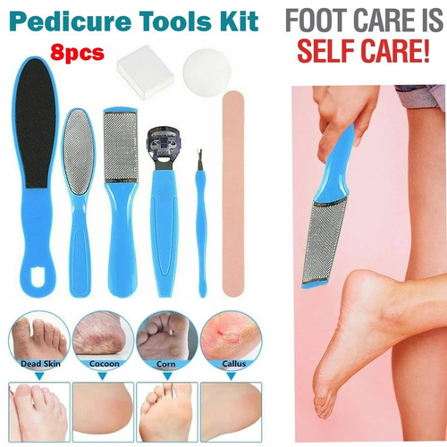 8pc foot file pedicure - 8pc,