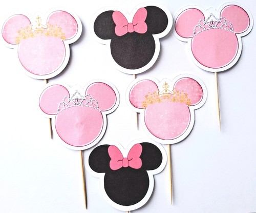 Minnie mouse cupcake toppers - mouse,