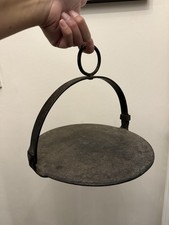 18th Or 19th Century Antique Cast Iron Scottish Iron Griddle Pan