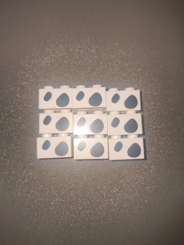 Lego white and black printed