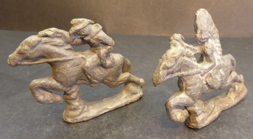 Large lead cowboy indian - &, on