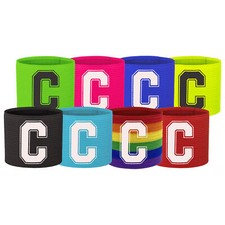 Adult & Junior Captain's Armband Football Hockey Rugby Basketball Sport Team Kit