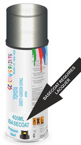 Basecoat aerosol for toyota - aerosol,