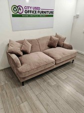 2-Seater Sofa, Pink Velvet