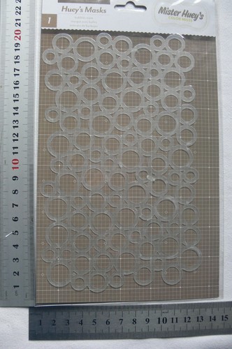 Bubbles mask stencil - mask, 190mm