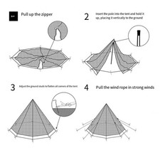 Yurt Tent Teepee for For