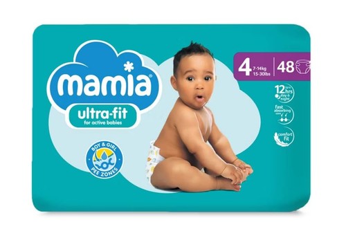 Mamia size nappies per - 4,