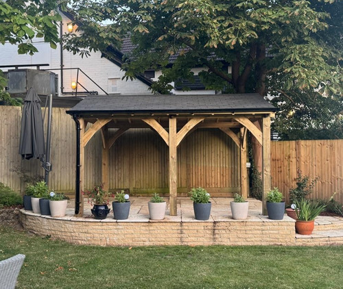 4x3m bespoke apex - apex, wooden