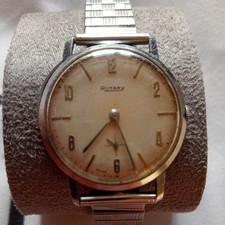 Vintage Rotary Watch Mens With
