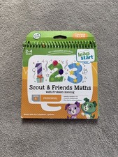Kids Leapfrog Leap Start books Level 1 Preschool Scout and Friends Maths 