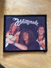 whitesnake band patches Rock Collectible Vintage Sew On Square Patch Embroidered