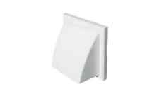 Cowl Gravity Flap Wall Outlet Non-Return Valve Cowled Duct Cover Air Vent Grille