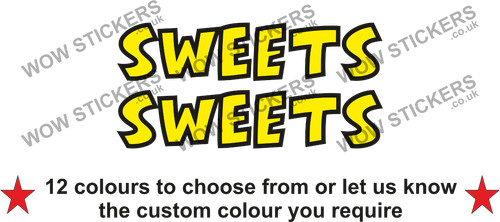 Sweets stickers decals - 2,