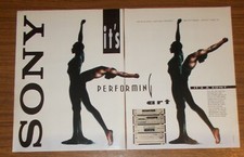 Rare Advertising Vintage SONY