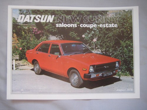 1978 datsun sunny range - sunny,