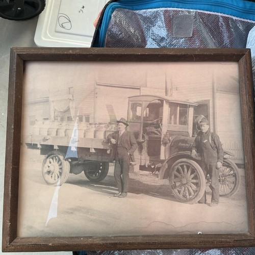 Antique early 1900s framed - early,