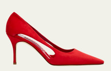 Manolo Blahnik Boukefalos Red