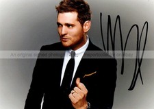 Michael Buble Singer Signed 7 x 5 Photograph *With COA*