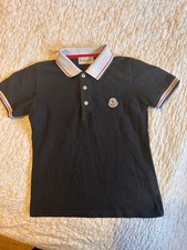 Moncler Kids Polo Shirt Grey |