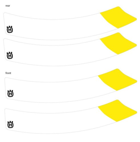 Genuine husqvarna rim sticker - rim,