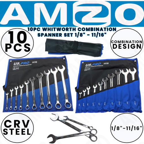 Pro whitworth spanner set - whitworth,