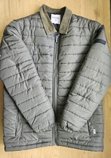 Mens Quilted Jacket Khaki Cord