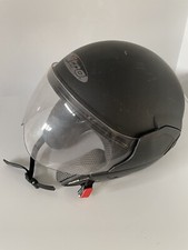 Nitro Motorcycle / Motorbike / Moped Helmet - Black - Medium 