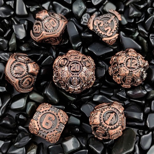 Crypt dnd dice set metal - dice,