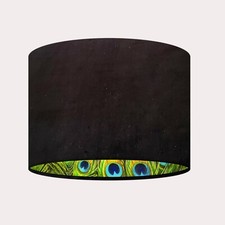 Black Velvet Peacock Feather