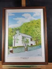 DOVE COTTAGE GRASMERE – DATED (19)86 – ORIGINAL GOUACHE PAINTING - LAKE DISTRICT