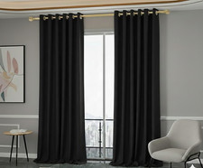 100% Blackout Curtains Pair