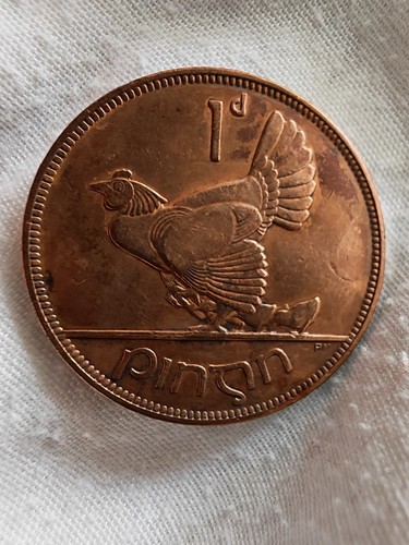 1928 ireland penny bronze - ireland,
